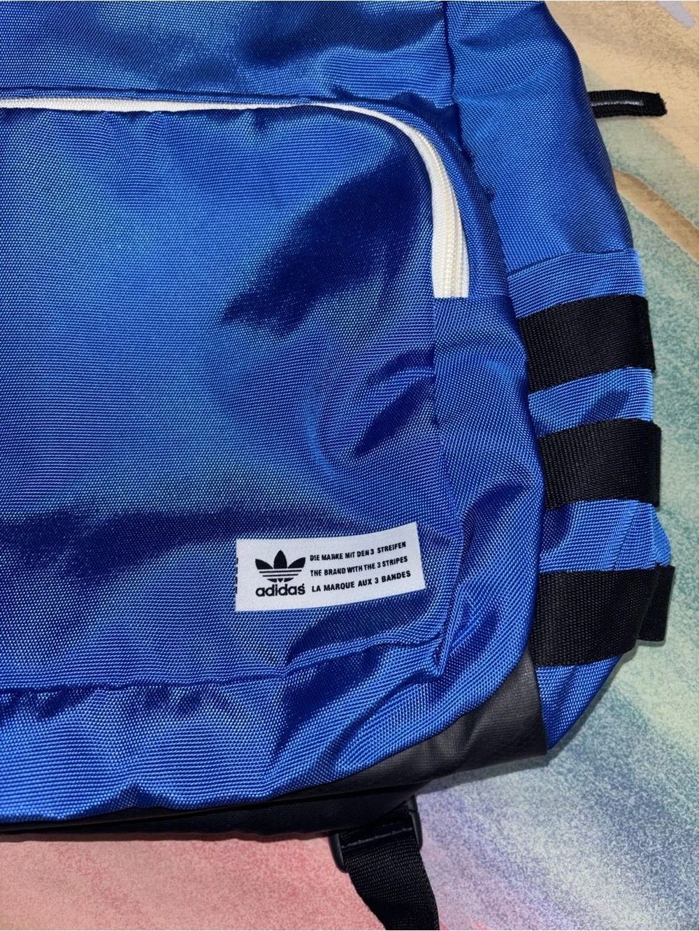 Adidas original unisex reversible backpack blue & Gray & black